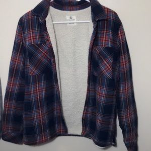 Volcom wool lined flannel